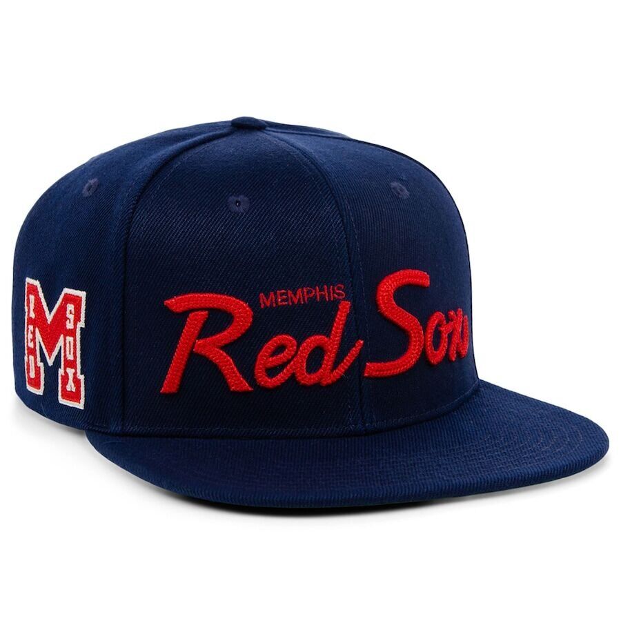 Memphis Red Sox Rings & Crwns Snapback Hat - Navy.jpeg